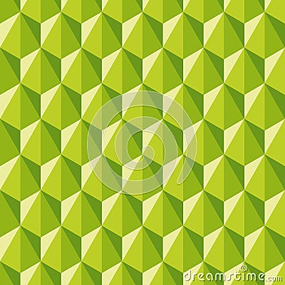 Geometric abstract pattern of hexagons. Vector Illustration