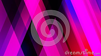 Geometric abstract pink glass wallpaper Cartoon Illustration