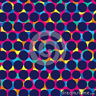 Geometric abstract seamless pattern. Linear motif background Vector Illustration