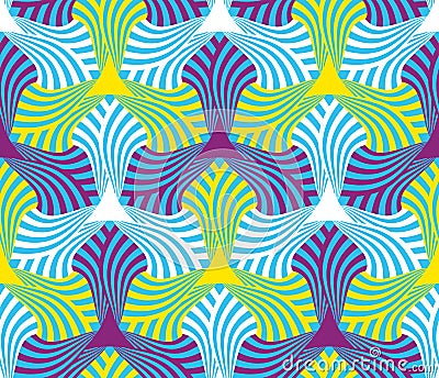 Geometric abstract seamless pattern motif background Vector Illustration