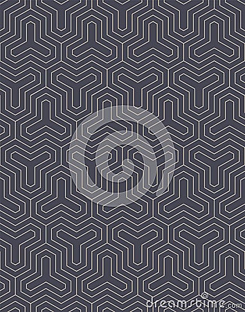 Geometric Arabic Seamless Pattern Vector Aesthetic Ornament Abstract Background Vector Illustration