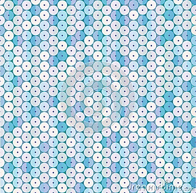 Geometric background of colored circles Vector Illustration