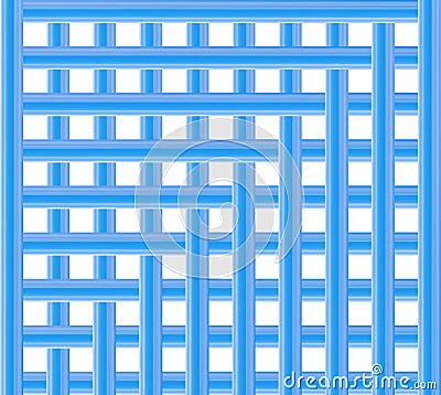 Geometric background crate blue lines effect cross Stock Photo