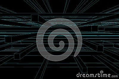 Geometric background image,Geometric background image, building structure Stock Photo