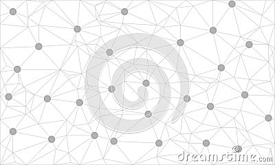 Abstract wireframe polygonal abstract mesh. Vector Illustration