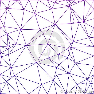 Abstract wireframe polygonal abstract mesh. Vector Illustration