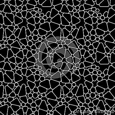 Geometric black and white hipster fashion random background pattern Vector Illustration