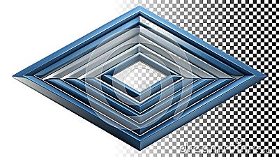 Geometric diamond shape texture, gemstone facet pattern, luxurious design. png transparent image Generative AI Stock Photo
