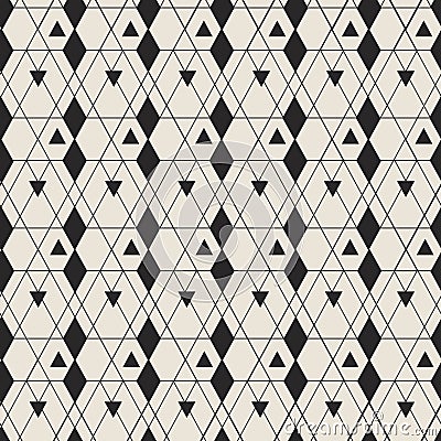 Geometric elegant seamless pattern background Vector Illustration