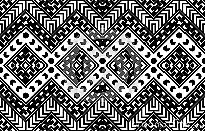 Geometric ethnic oriental abstract seamless pattern Vector Illustration
