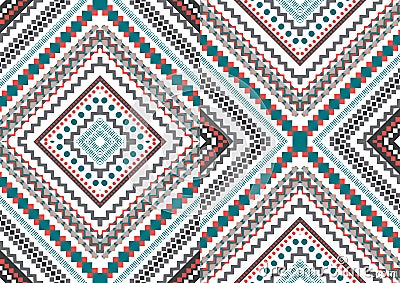 Geometric Ethnic pattern Vector Illustration
