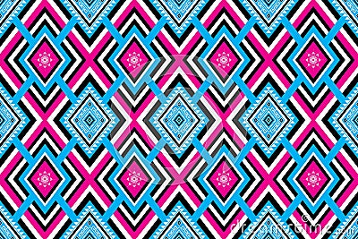 Geometric Ethnic pattern Stock Photo