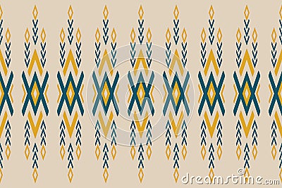 Geometric ethnic seamless pattern Vector Illustration