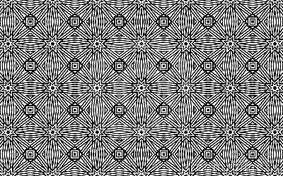 Geometric ethnic texture in trendy doodling style. Indian background from a pattern of intertwined lines. Vector Illustration