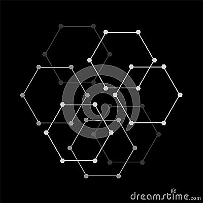 Geometric figures background Vector Illustration