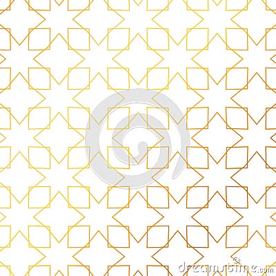 Geometric golden lines pattern background Vector Illustration