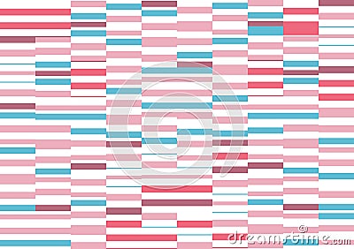 Geometric horizontal striped background. Seamless pattern. Modern stylish wallpaper Vector Illustration