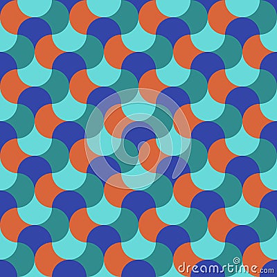 Geometric Islamic colorful tessellation Pattern. Vector Illustration