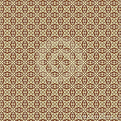 Geometric lace openwork two-tone fabric pattern Abstract geometric checkered lattice background Stock Photo