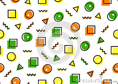 Geometric minimal seamless pattern 2 Vector Illustration