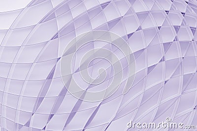 Geometric modern abstract background, pattern - thin curved lines, grid on soft light violet color. Cartoon Illustration