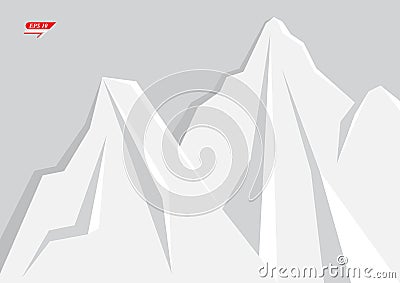 Geometric mountain background Vector Illustration