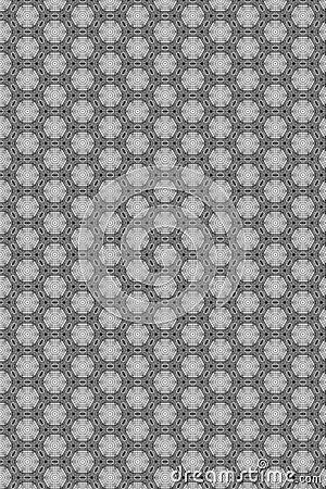 A geometric pattern, Black and white wallpaper, floor tiles, background texture Stock Photo