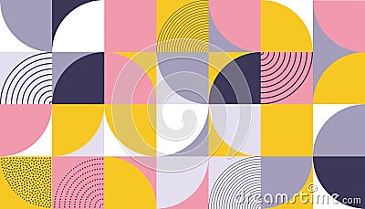 Geometric pattern vector abstract color design Vector Illustration