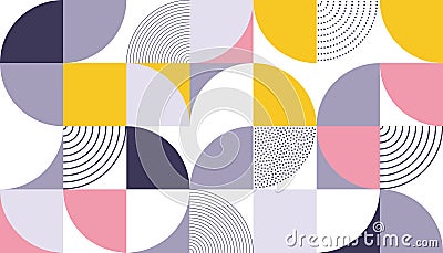 Geometric pattern vector abstract color design Vector Illustration