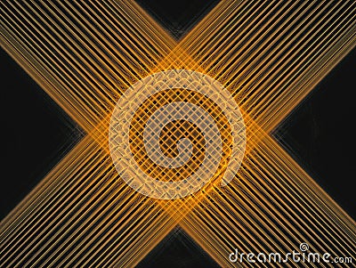 Geometric patterns. Abstract Magic energy multicolored fractal. 3D rendering. Stock Photo