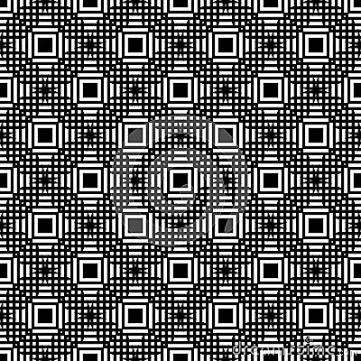 Geometric repeatable grid, mesh pattern. mosaic of intersecting Vector Illustration