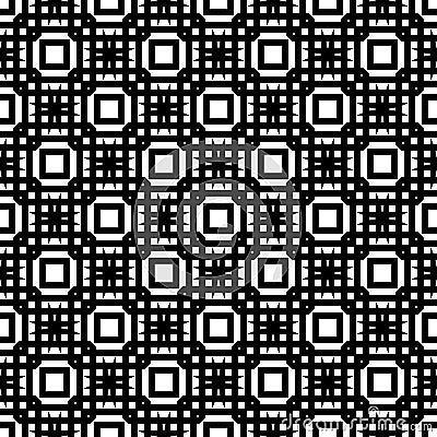 Geometric repeatable grid, mesh pattern. mosaic of intersecting Vector Illustration