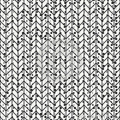 Geometric seamless abstract chevron zigzag stripes pattern. Vintage hipster striped. Wrapping paper. Scrapbook. Vector Vector Illustration