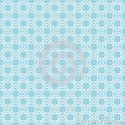 Geometric seamless background. Blue and white fabric Vector Illustration