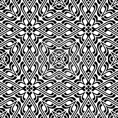 Geometric seamless ornament. Vector Illustration