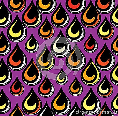 Geometric seamless pattern. abstract drop background. Stock Photo