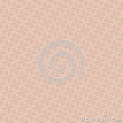 Geometric Seamless Pattern, Background, Sandy Brown Stock Photo