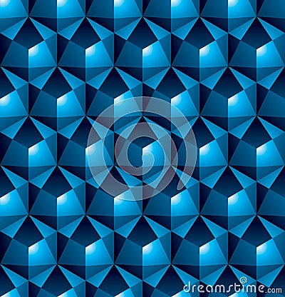 Geometric seamless pattern, endless colorful vector regular back Vector Illustration