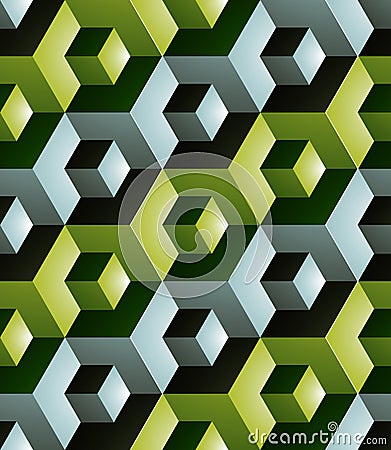 Geometric seamless pattern, endless colorful vector regular back Vector Illustration