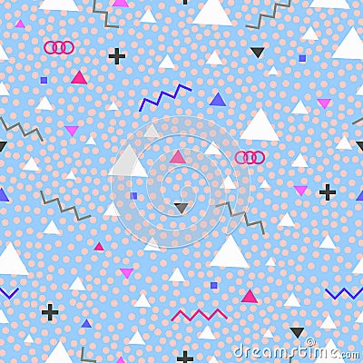 Geometric seamless pattern for fashion and wallpaper. Vector Illustration