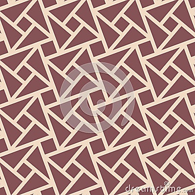 Geometric seamless pattern from rhombs and squares -vector eps8 Vector Illustration