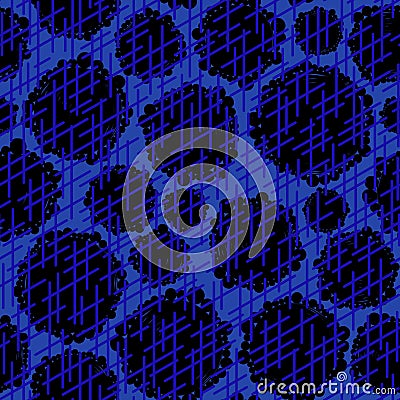 Geometric seamless pattern,texture with perfectly contacting nested circles with different size colors and lines.Repeating pattern Stock Photo