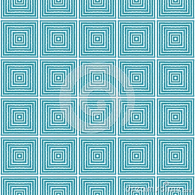 Geometric seamless pattern. Turquoise Stock Photo