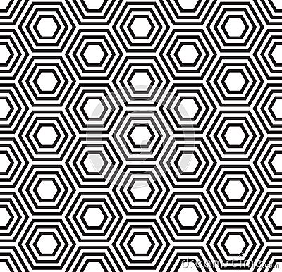 Geometric seamless pattern. Turtle shell pattern Vector Illustration
