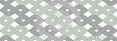 Geometric seamless pattern, vector trendy vintage tiling endless background. Vector Illustration