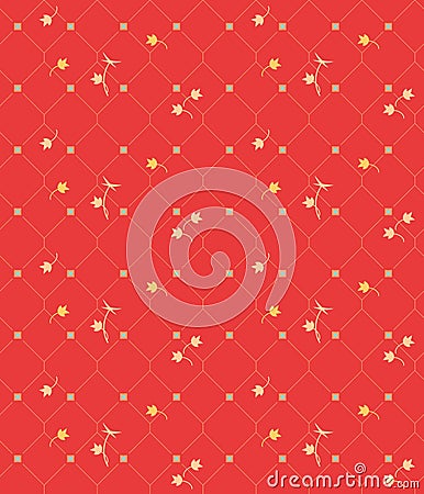 Geometric seamless vintage pattern background with Vector Illustration