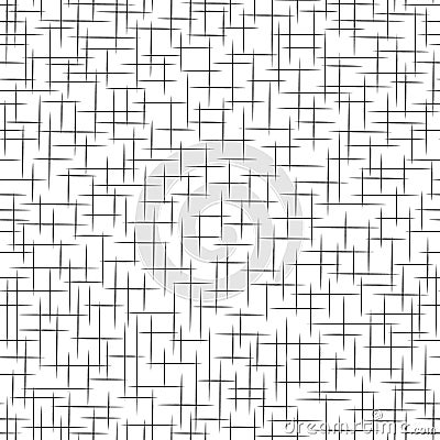 Geometric simple print. Seamless pattern. Black and white monochrome background with lines. Repeating stripe texture. Abstract neu Vector Illustration