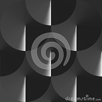 Geometric Spiral Gradient Pattern - Vector Illustration Vector Illustration