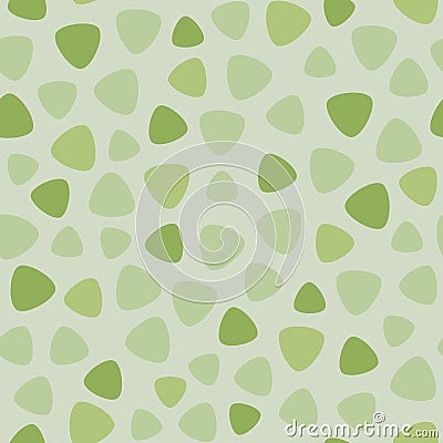 Geometric spots vector seamless pattern. Fresh green colors Vector Illustration