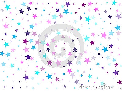 Geometric starlight banner. Vector Illustration